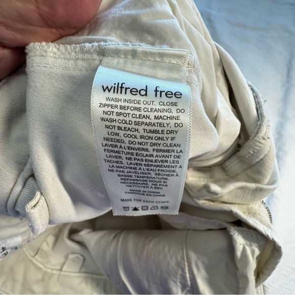 Wilfred Light Beige Cropped Pants - Picture 4 of 10